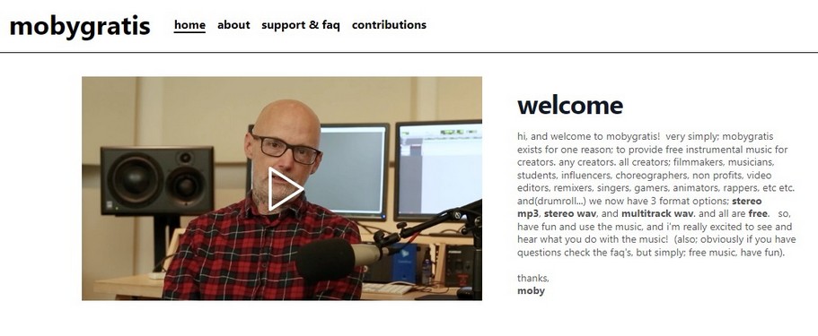 Screenshot of mobygratis app